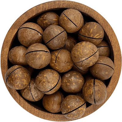 Macadamia with skin