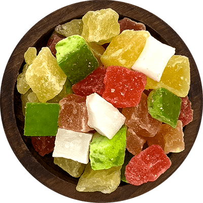 مخلوط میوه حبه