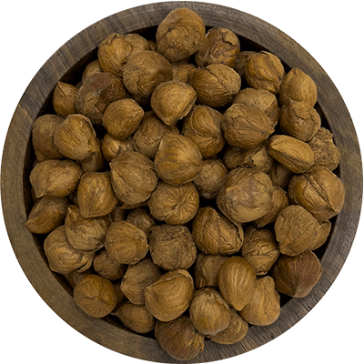 Raw hazelnut kernels