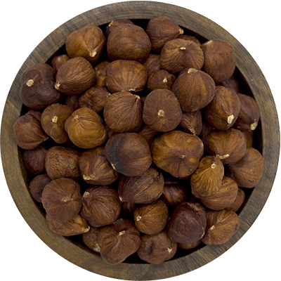 Raw hazelnut kernels