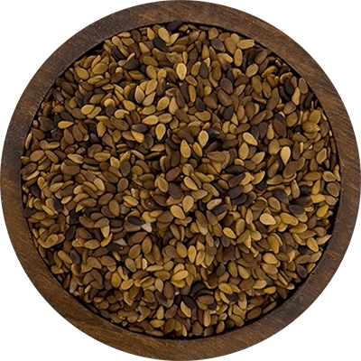 Sesame with skin