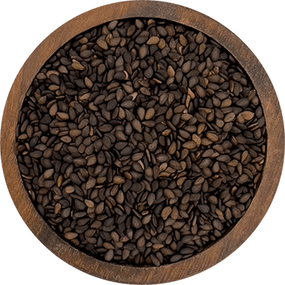 Sesame with skin