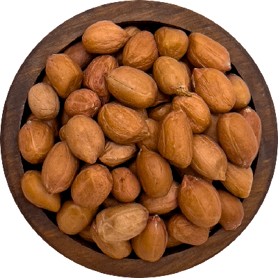 مغز بادام زمینی خام
