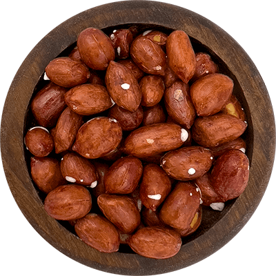 مغز بادام زمینی برشته