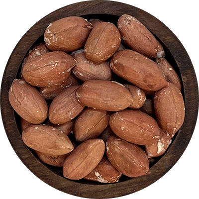 مغز بادام زمینی ایرانی برشته